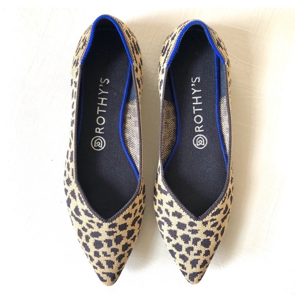 Rothy's Leopard Patterned Flats